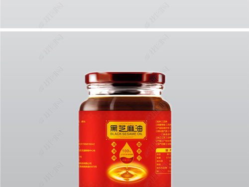 中国风芝麻油包装设计 传统元素与现代审美的融合